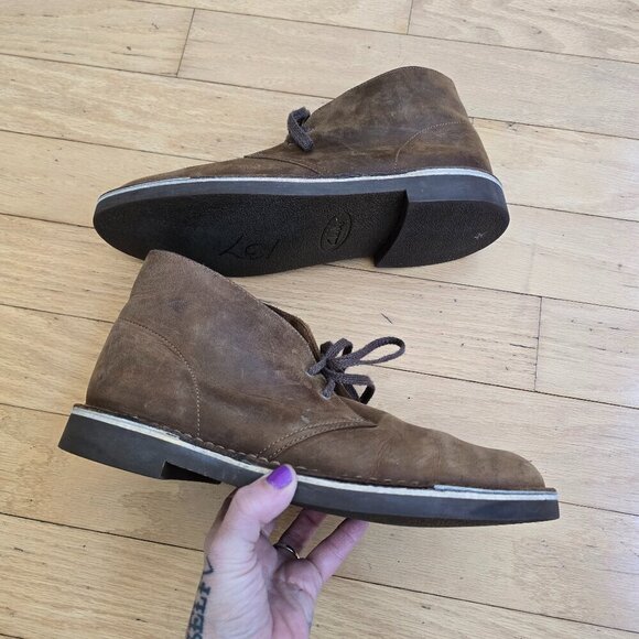 Clarks Other - Clarks | Bushacre 2 brown leather collegiate chukka boots | MENS 9.5